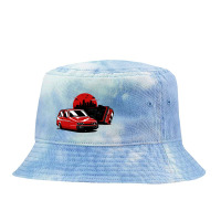 Red Reliant Robin Upside Down Tie Dyed Bucket Hat | Artistshot