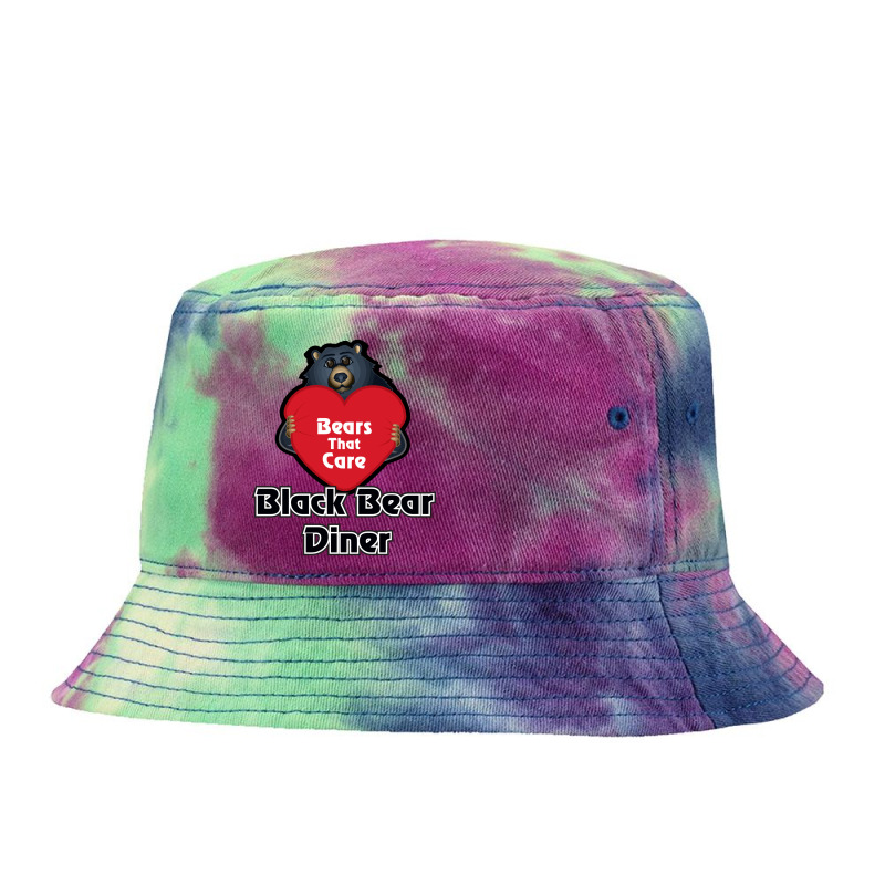 Resto, Black Bear Diner Tie Dyed Bucket Hat by Kahet | Artistshot