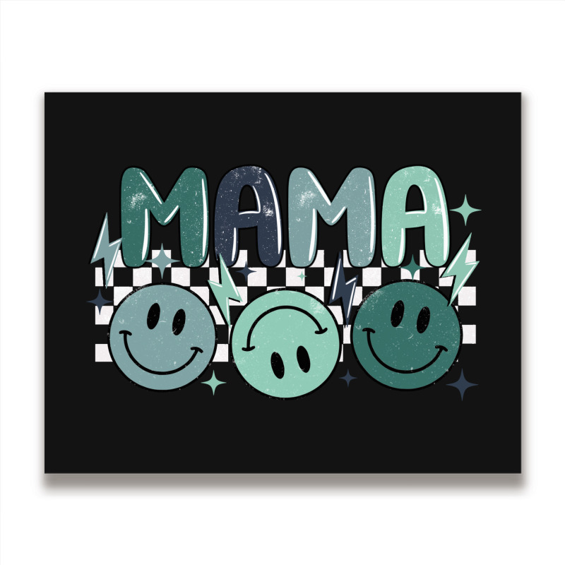 Grunge Boy Mama Metal Print Horizontal | Artistshot