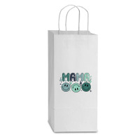 Grunge Boy Mama Double Wine Paper Bag - 6 1/2 X 3 1/2 X 12 3/8 | Artistshot