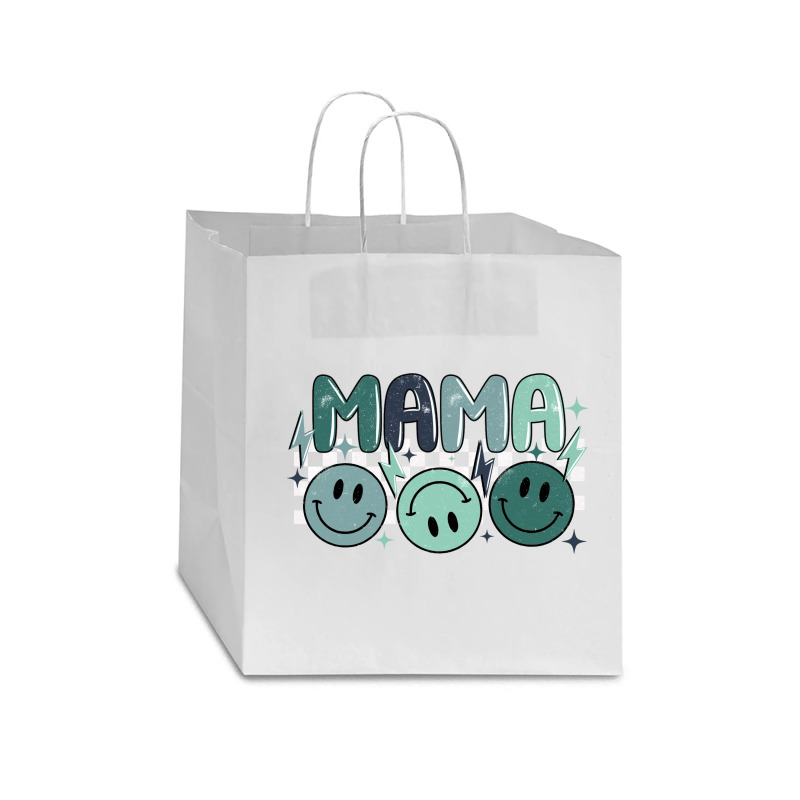 Grunge Boy Mama Star Paper Bag - 13 X 7 X 13 | Artistshot