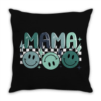 Grunge Boy Mama Throw Pillow | Artistshot