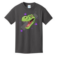 Ferocious T-rex Head Basic Youth T-shirt | Artistshot