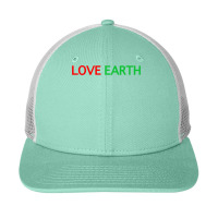 Love Earth Activist Conservationist Ecologist Green Thinking Long Slee Snapback Trucker Cap | Artistshot