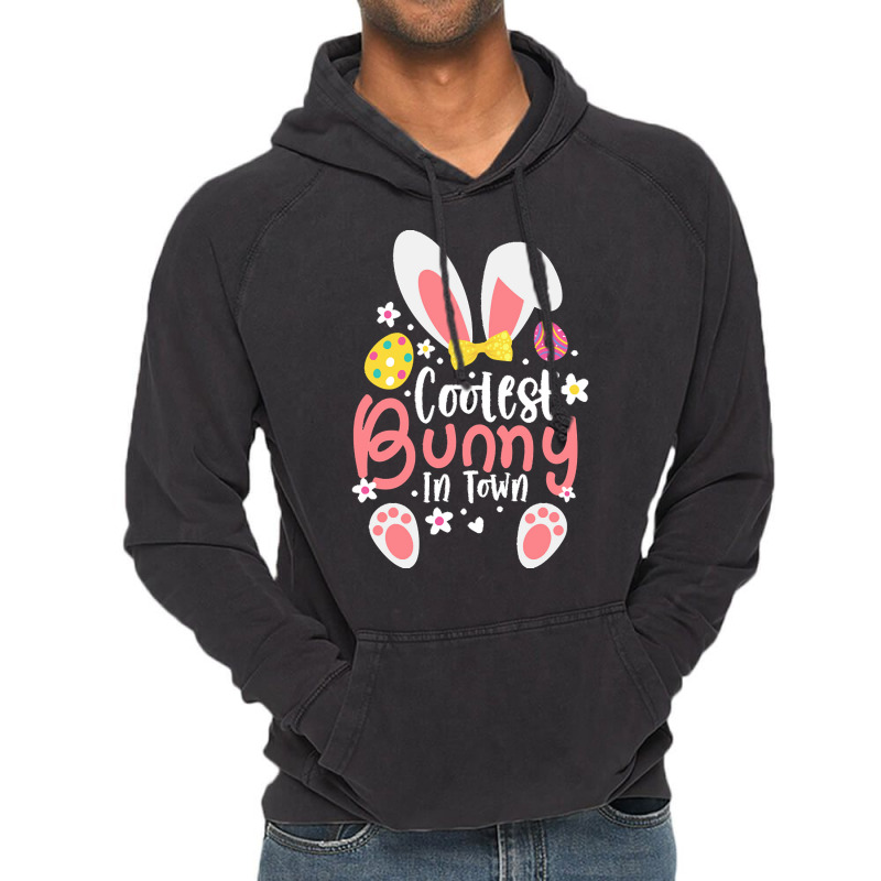 Easter Ears T  Shirt Coolest Bunny In Town Cute Easter Ears Clothes Fo Vintage Hoodie by alexandrea99751 | Artistshot