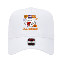 Boo Halloween Costume Spooky Oral Surgeon T Shirt Adjustable Baseball Cap | Artistshot