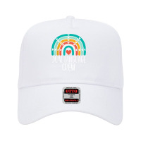 Dual Language Crew Rainbow Bilingual Teacher Dual Language T Shirt Adjustable Baseball Cap | Artistshot