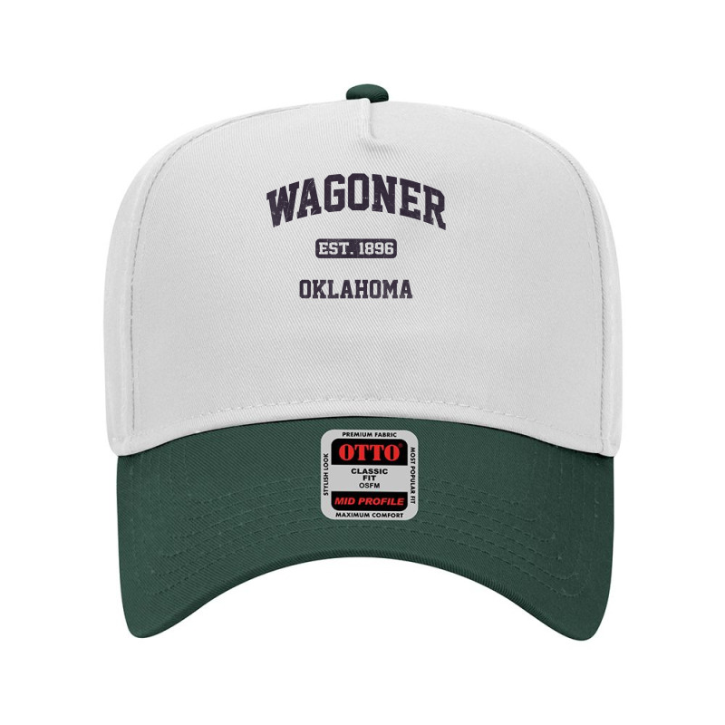 Wagoner Oklahoma Ok Vintage State Athletic Style T Shirt Adjustable Baseball Cap by woestebjparmal | Artistshot