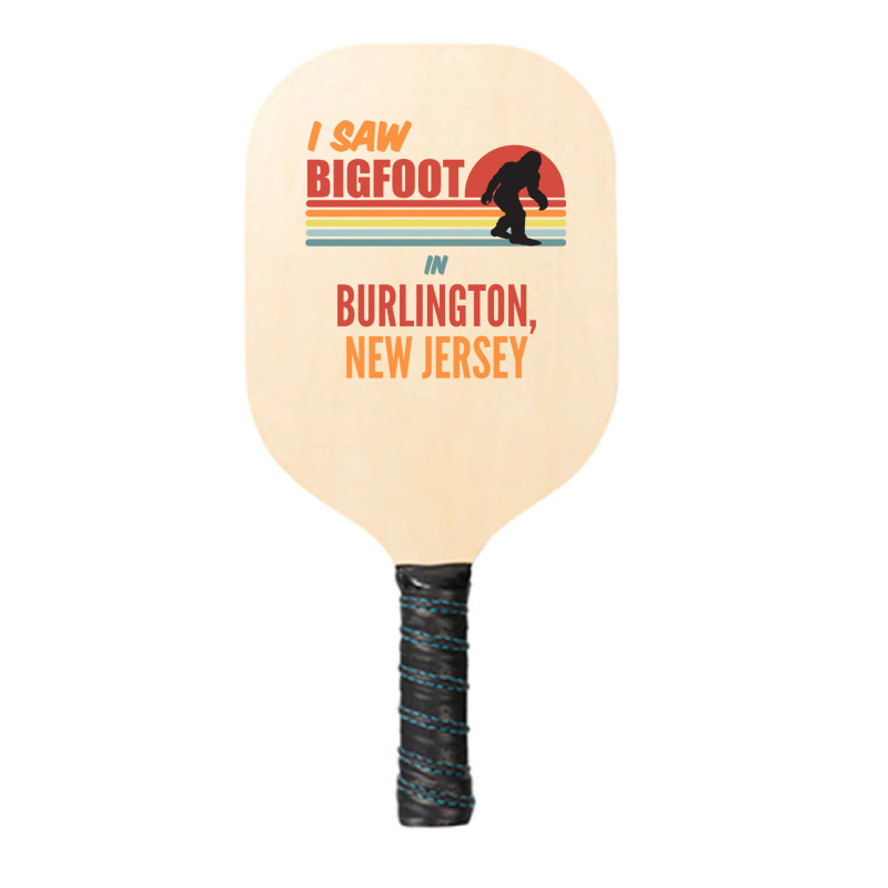 Bigfoot Lives In Burlington New Jersey Sweatshirt Pickleball Paddle | Artistshot