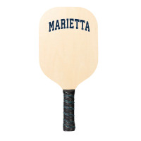 Marietta Georgia Ga Vintage Sports Design Navy Design T Shirt Pickleball Paddle | Artistshot