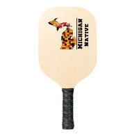 Love Raised Born State Michigan Native T Shirt Pickleball Paddle | Artistshot