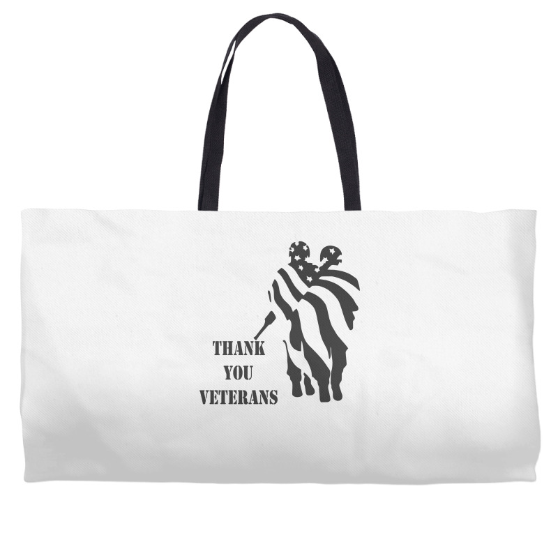 Thank You Veterans Funny Weekender Totes | Artistshot