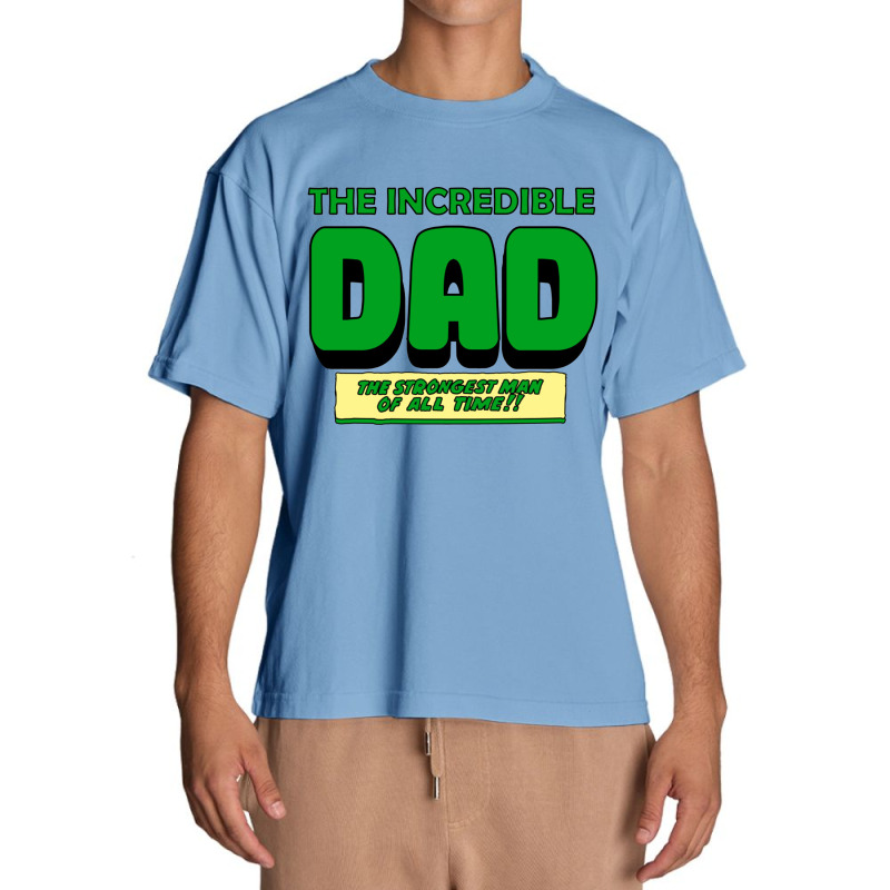 The Incredible Dad Urban Heavy T-shirt by cm-arts | Artistshot