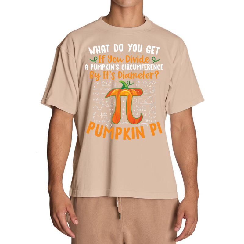 Pumpkin Pi Halloween Costume T  Shirt Funny Pumpkin Pi Halloween Costu Urban Heavy T-shirt | Artistshot