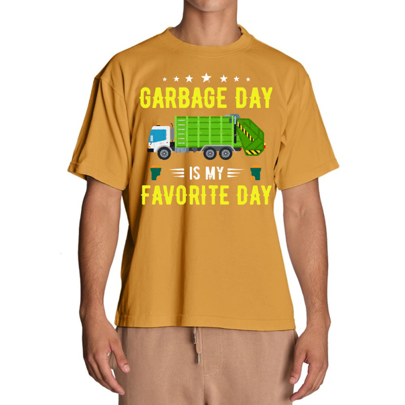 Garbage Day Truck T  Shirt Garbage Day Is My Favorite Day Sanitation W Urban Heavy T-shirt | Artistshot