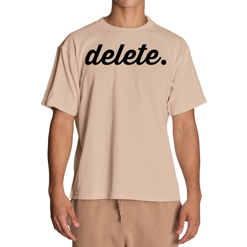 Delete T Shirt Urban Heavy T-shirt by cm-arts | Artistshot