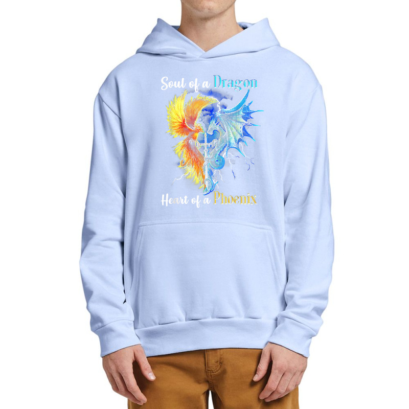 Soul Of A Dragon Heart Of A Phoenix T Shirt Urban Pullover Hoodie by cm-arts | Artistshot