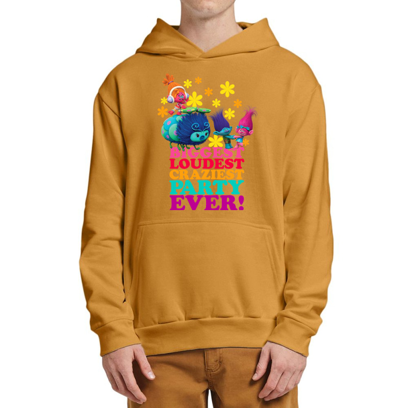 Dreamworks' Trolls Character Party Urban Pullover Hoodie | Artistshot