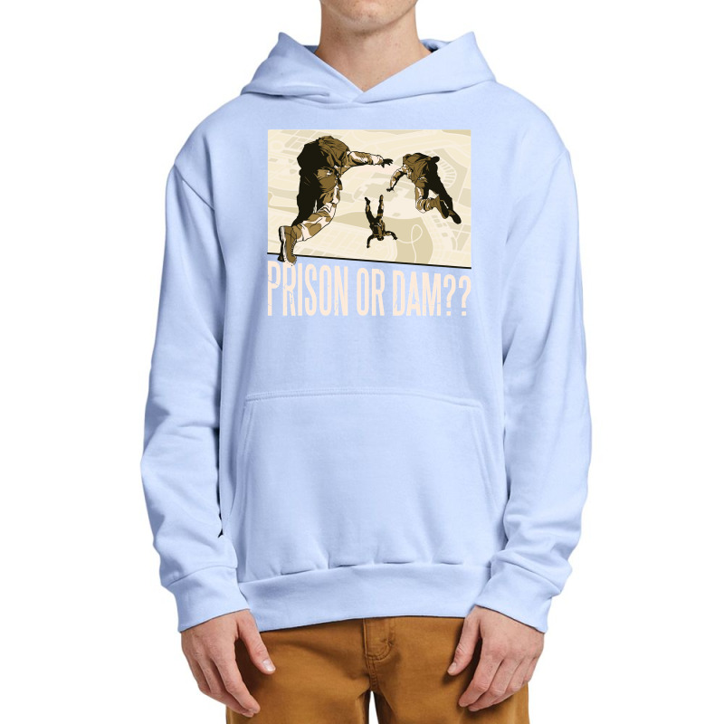 Prison Or Dam - Battle Royal Urban Pullover Hoodie | Artistshot