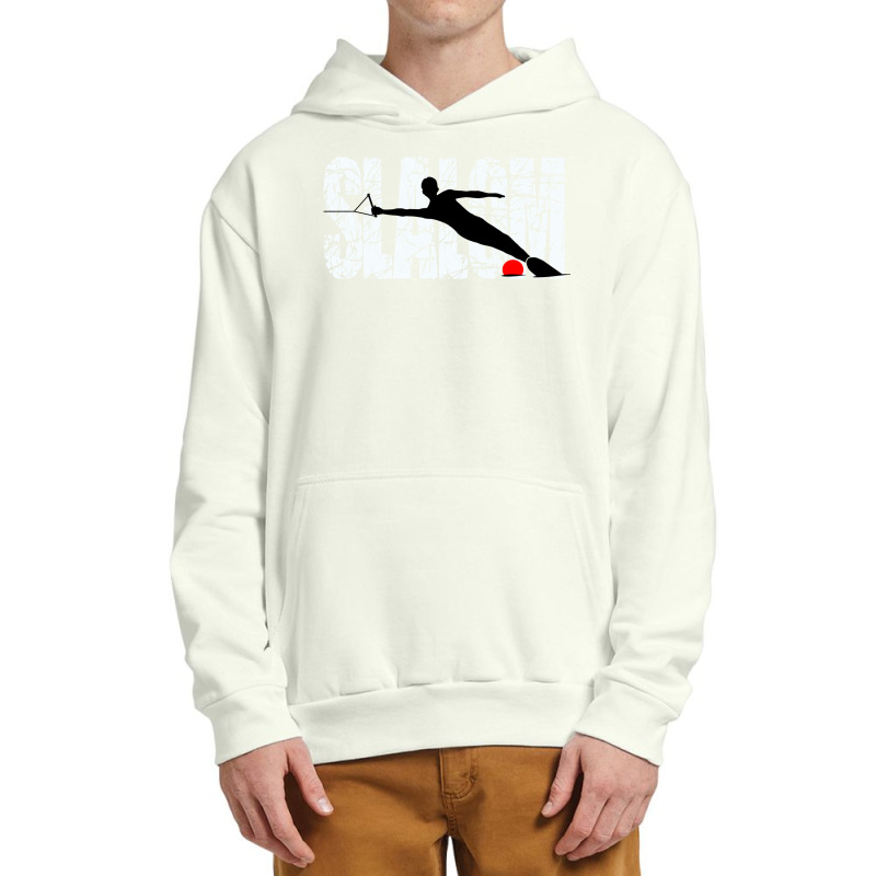 Slalom Water Skier Urban Pullover Hoodie | Artistshot