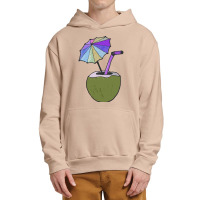 Coconut Drink With Umbrella T  Shirt1455 Urban Pullover Hoodie | Artistshot