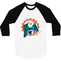 Dolphins Speed 3/4 Sleeve Shirt | Artistshot