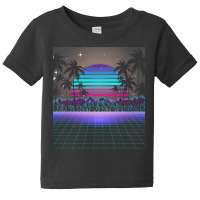 Synthwave T  Shirt Fascinating Dusk Retrowave T  Shirt Baby Tee | Artistshot