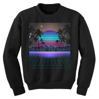 Synthwave T  Shirt Fascinating Dusk Retrowave T  Shirt Youth Sweatshirt | Artistshot