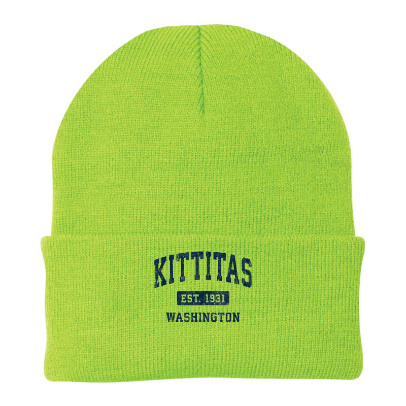 Kittitas Washington Wa Vintage Athletic Sports Design T Shirt Beanie by moneyydopoienlc | Artistshot