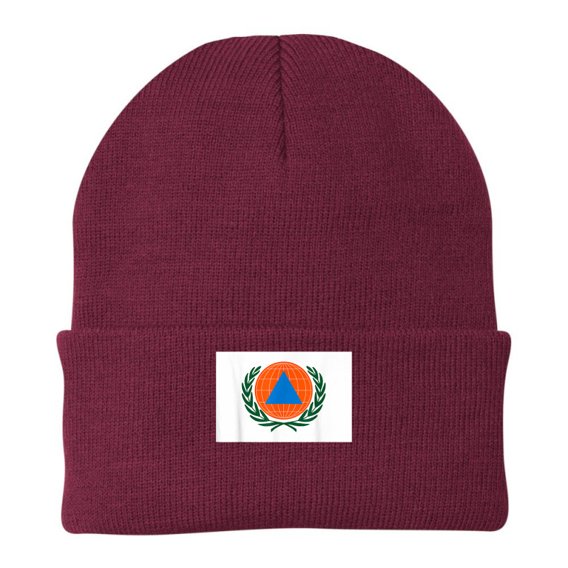 International Civil Defence Organization Flag T Shirt Beanie | Artistshot