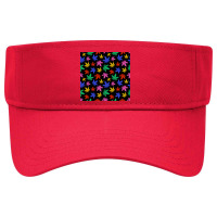 Colorful Marijuana Visor Hat | Artistshot