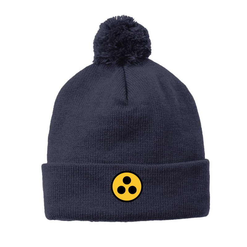 Blind Sign Pom Pom Beanie by AQSRi | Artistshot