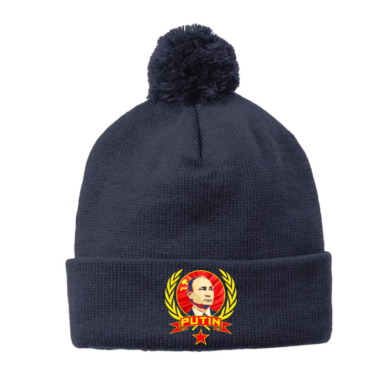 Putin For President Pom Pom Beanie by jambudemak | Artistshot