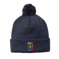 The Police Synchronicity Pom Pom Beanie | Artistshot