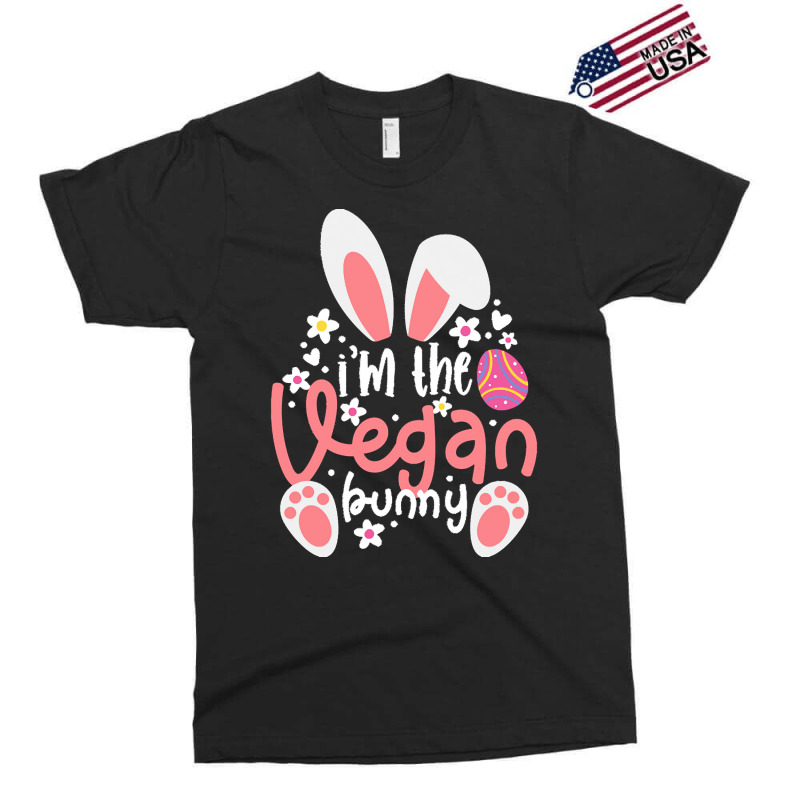 Vegan Design T  Shirt Bunny Ears I'm The Vegan Bunny Matching Easter V Exclusive T-shirt by alexandrea99751 | Artistshot