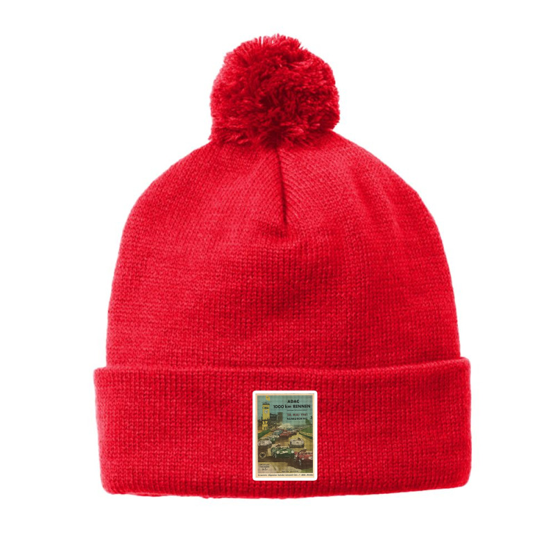 Gold Carbon Fiber Design 41285211 Pom Pom Beanie | Artistshot