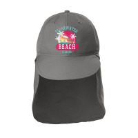 Womens Retro Cool Clearwater Beach Original Florida Sunset Beaches V N Sun Shade Cap | Artistshot