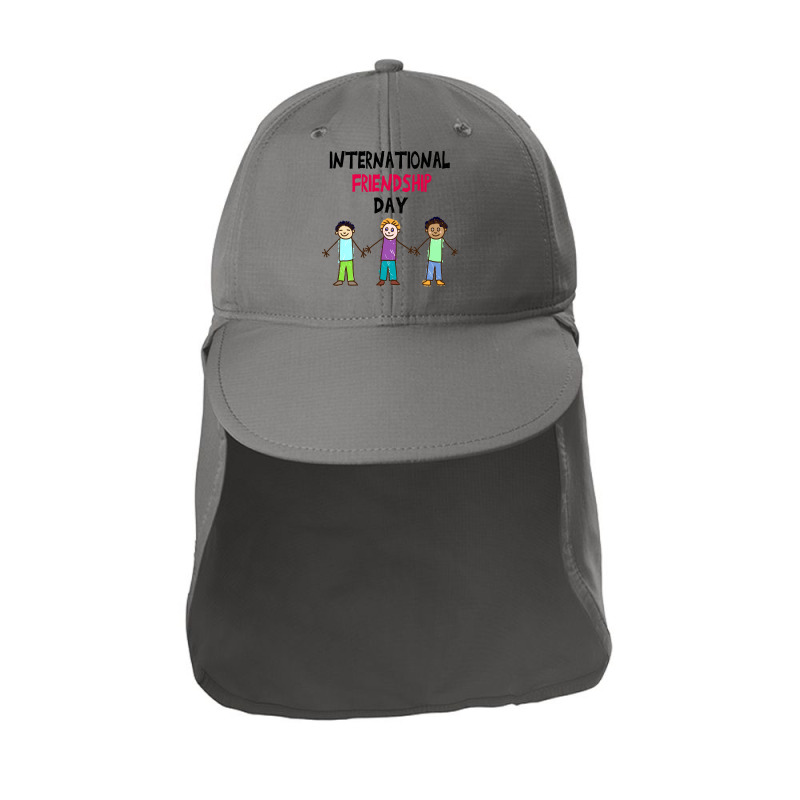 International Friendship Day Funny T  Shirt International Friendship D Sun Shade Cap by actsetting | Artistshot