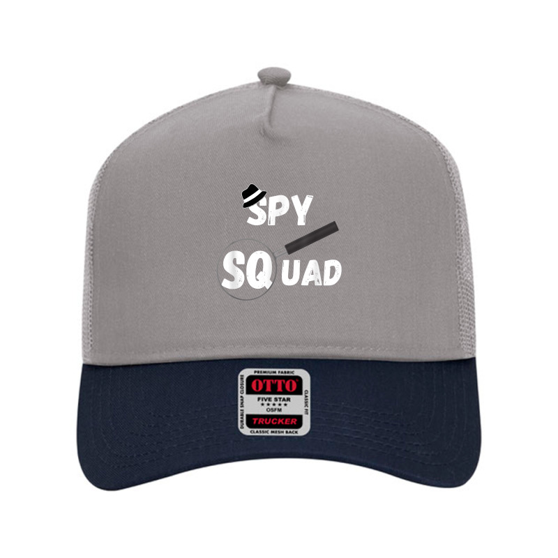 Spy Squad Detective Team Spying Crew Investigate Espionage T Shirt Mesh Back Trucker Hat by MoczoTenleigh | Artistshot