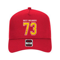 Womens 73 Best Regards Ham Radio   Amateur Radio Operator Gift V Neck Mesh Back Trucker Hat | Artistshot