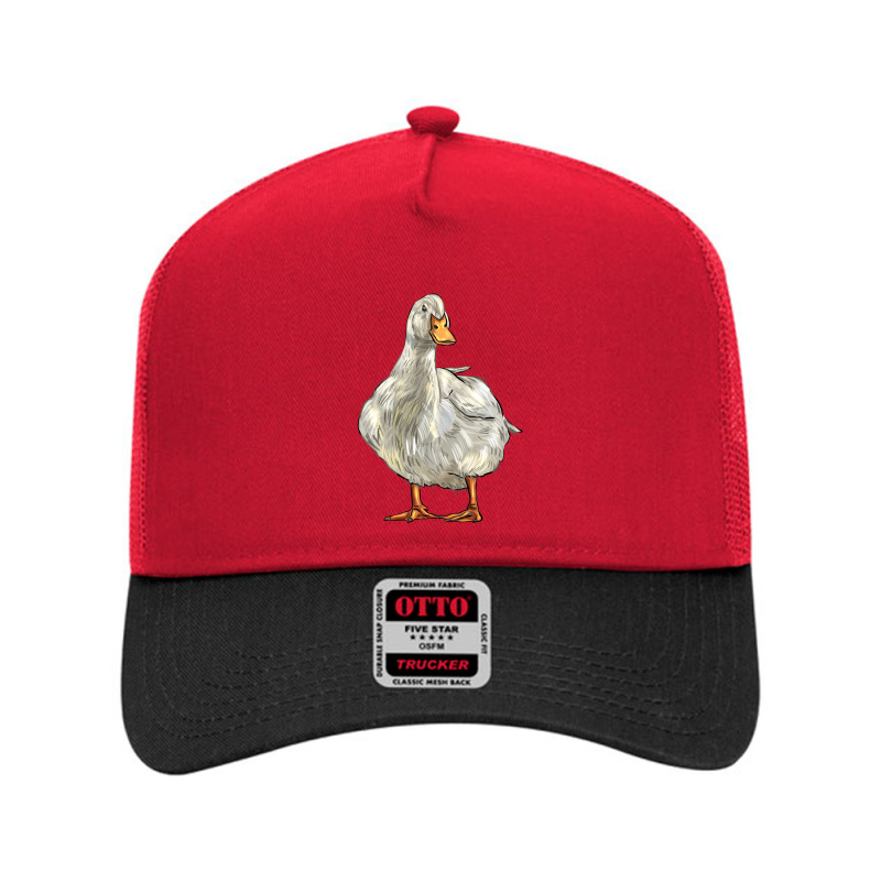 American Pekin Duck Mesh Back Trucker Hat by LillyAllenDesigns | Artistshot