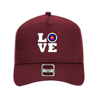 Archery Love Bow And Arrow Shooting Target Bulls Eye T Shirt Mesh Back Trucker Hat | Artistshot