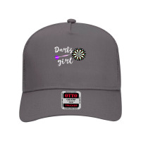 Darts Girl Dart Player Arrow Game Bullseye Board Dartboard T Shirt Mesh Back Trucker Hat | Artistshot