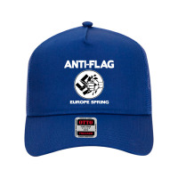 Turncoat Gie ##antiflag In Europe Spring Tour World And Music Rock Mesh Back Trucker Hat | Artistshot