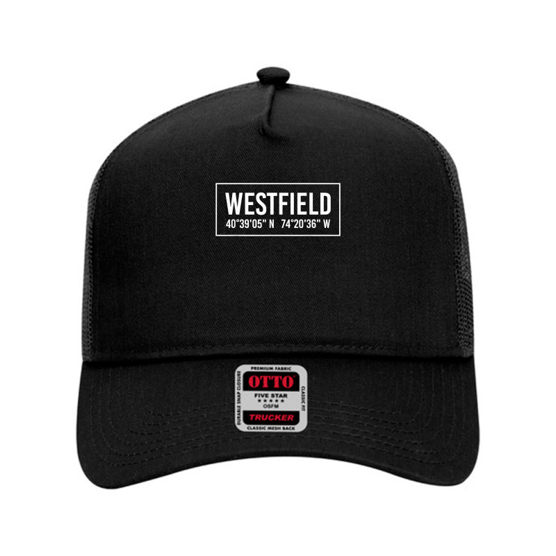 Westfield Nj New Jersey Funny City Coordinates Home Gift T Shirt Mesh Back Trucker Hat | Artistshot