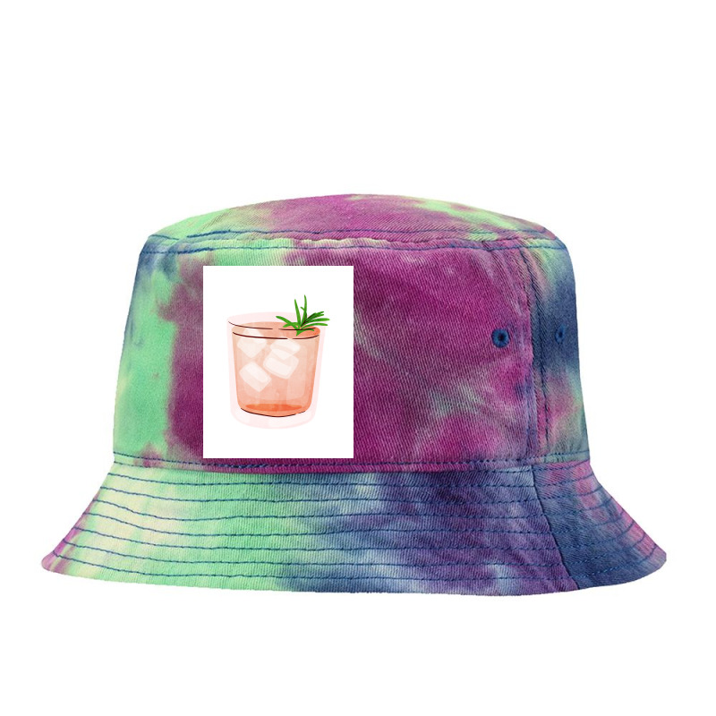 A Cold Drink In Your Hand Tie Dyed Bucket Hat by DonasFantasyShop | Artistshot