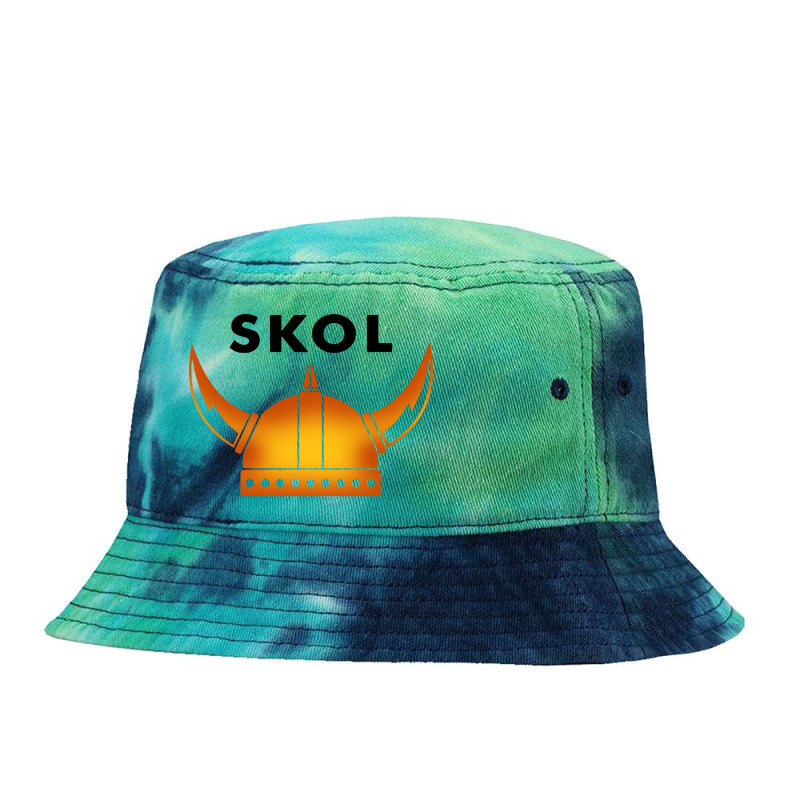 Skol Viking Helmet Minneapolis Miracle Tie Dyed Bucket Hat | Artistshot