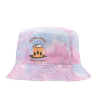 Creative People Are Adventurous Tie Dyed Bucket Hat | Artistshot