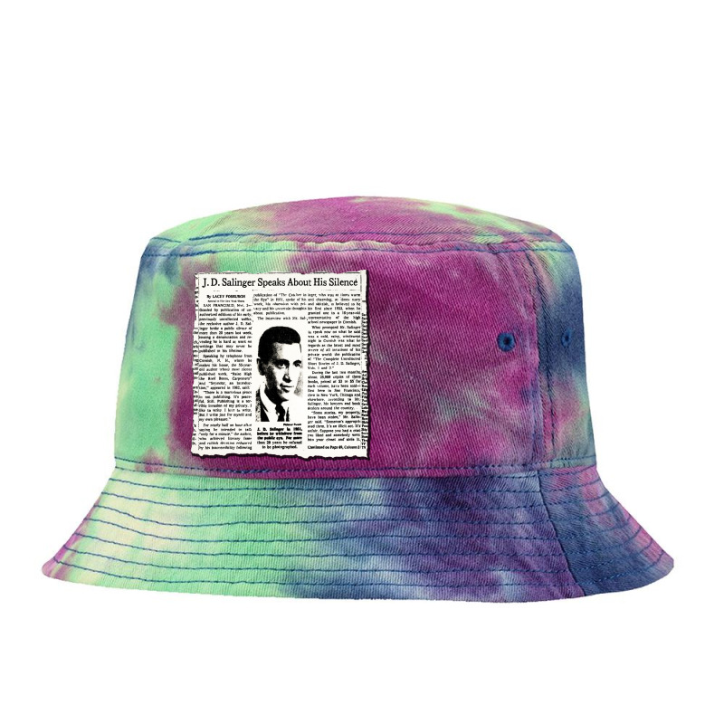 J.d. Salinger Tie Dyed Bucket Hat | Artistshot