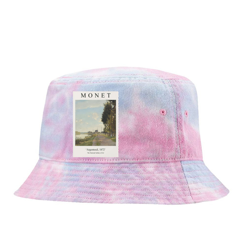 Claude Monet Argenteuil 1872 Tie Dyed Bucket Hat by jasongterry4 | Artistshot